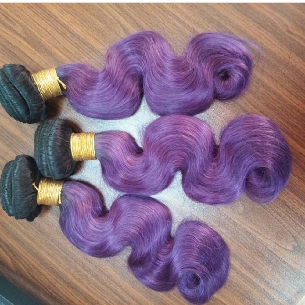 Virgin hair extensions